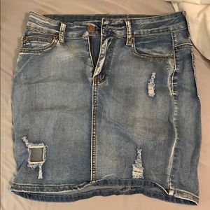 Jean skirt!